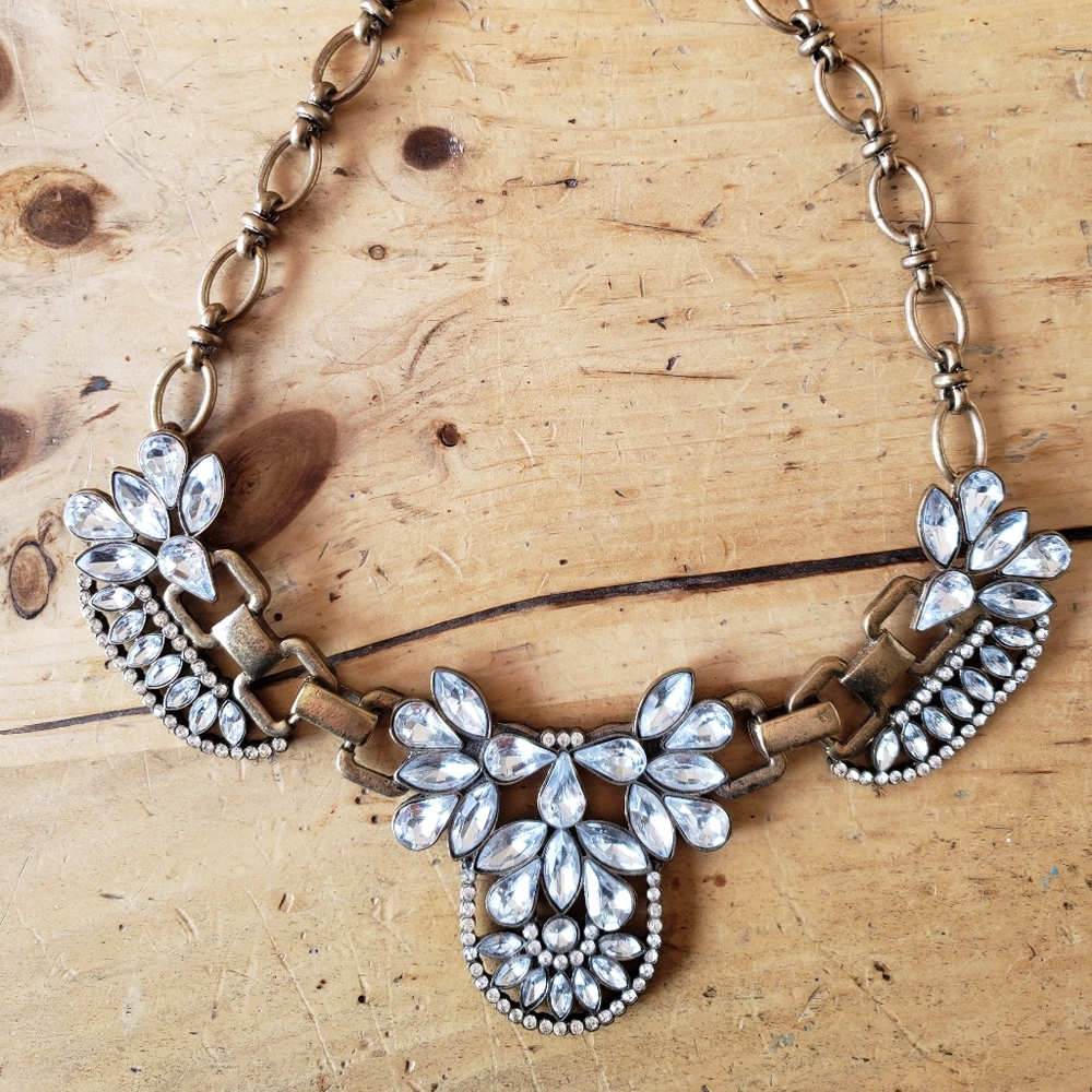 Statement bib necklace